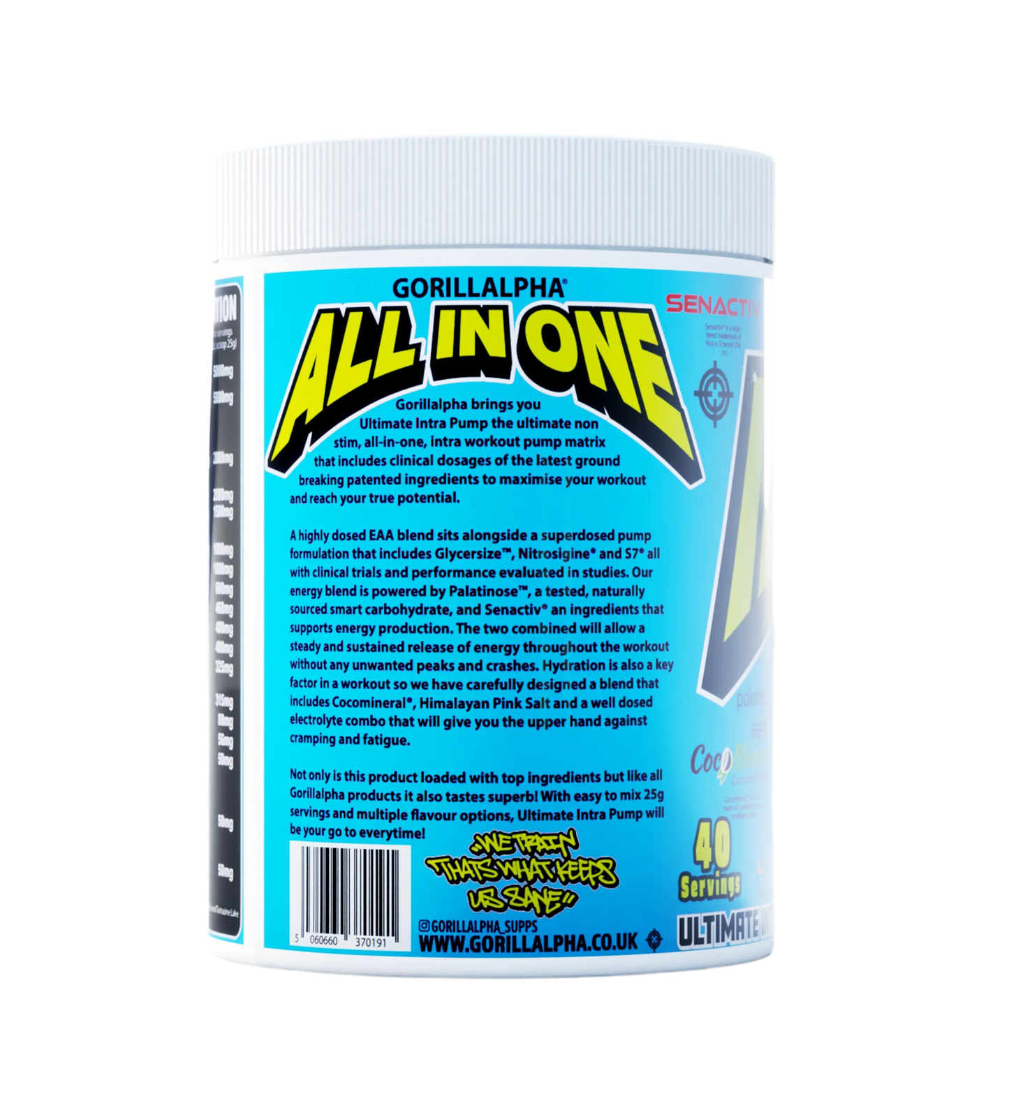 Gorillalpha Ultimate Intra Pump 500g