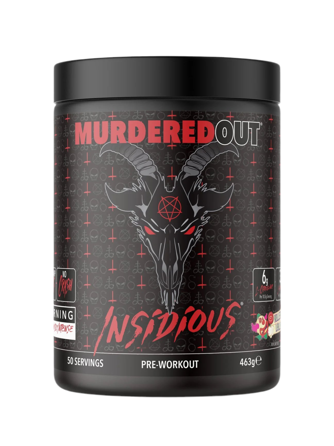 Murdered Out Insidious Pre Workout 463g
