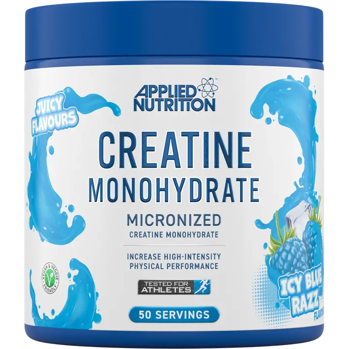 Applied Nutrition - Applied Nutrition Creatine Monohydrate Flavoured 250g - Icy Blue Raz - product photo