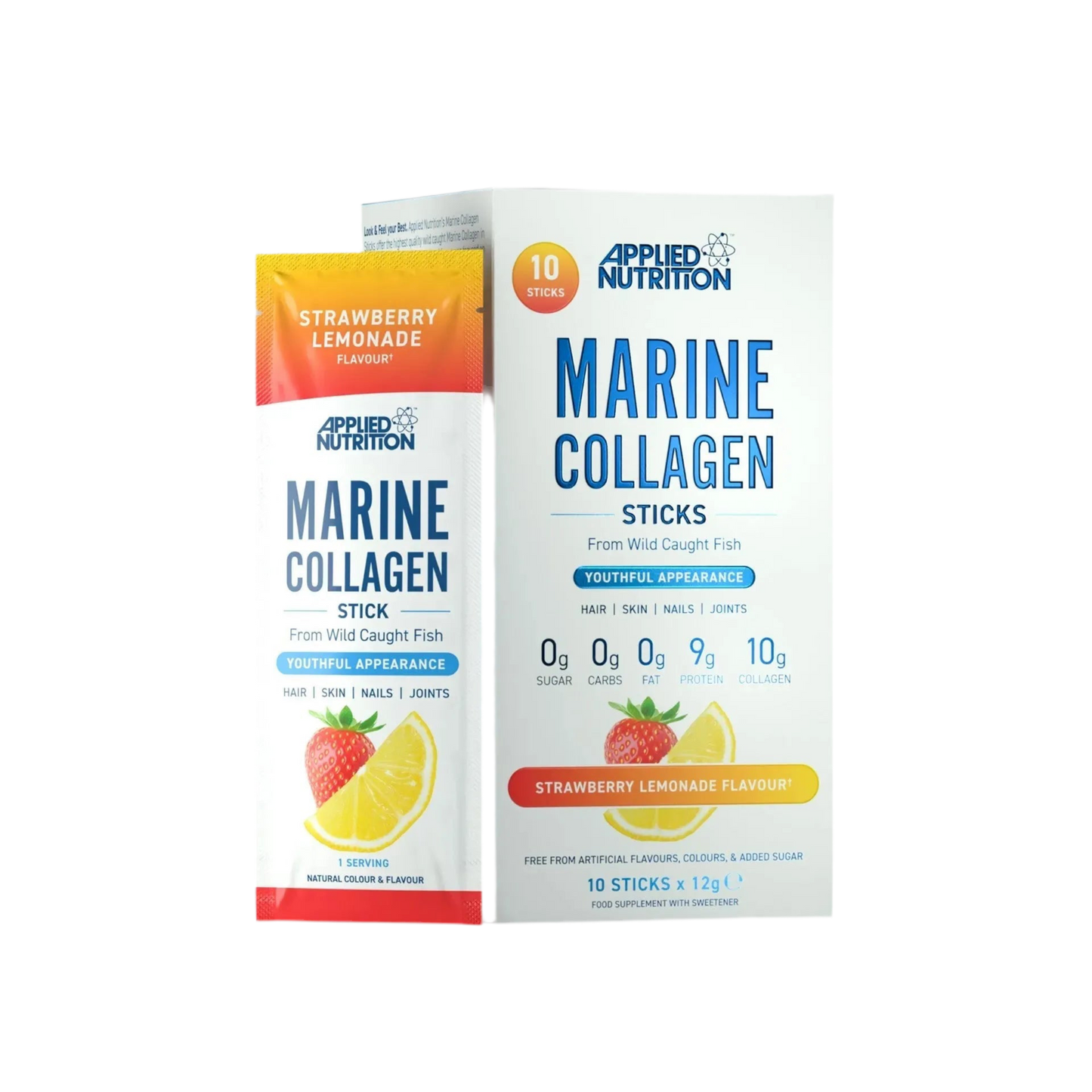 Applied Nutrition Marine Collagen Sticks 12x21g MC SUPPLEMENTS