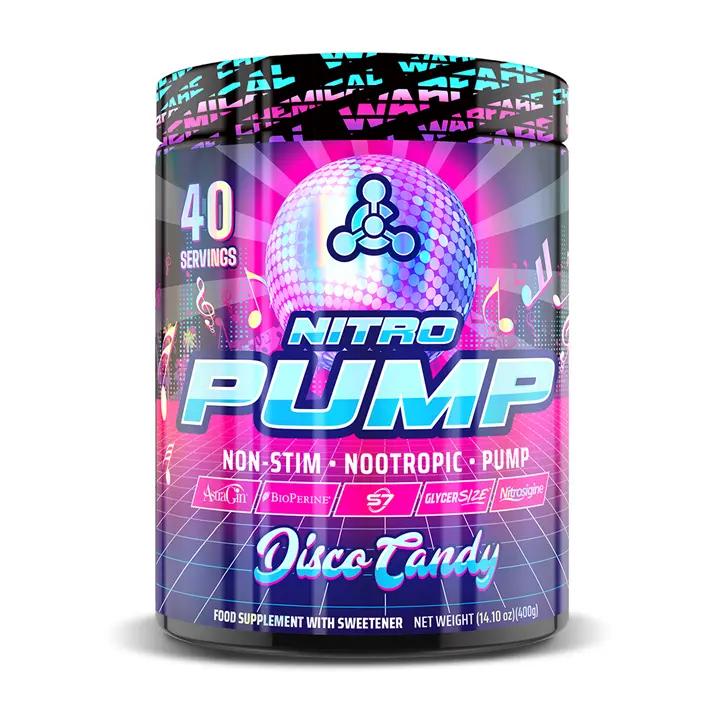 Chemical Warfare - Chemical Warfare Nitro Pump Pre Workout 400g - Disco Candy - product photo