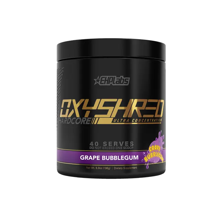 EHP Labs - EHP Labs Oxyshred Hardcore 275g - Grape Bubblegum - product photo