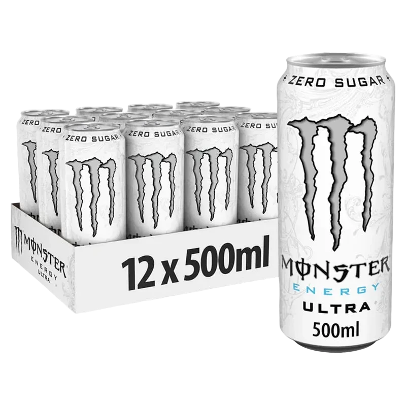 Monster Energy Ultra (Zero Sugar) 12x500ml MC SUPPLEMENTS