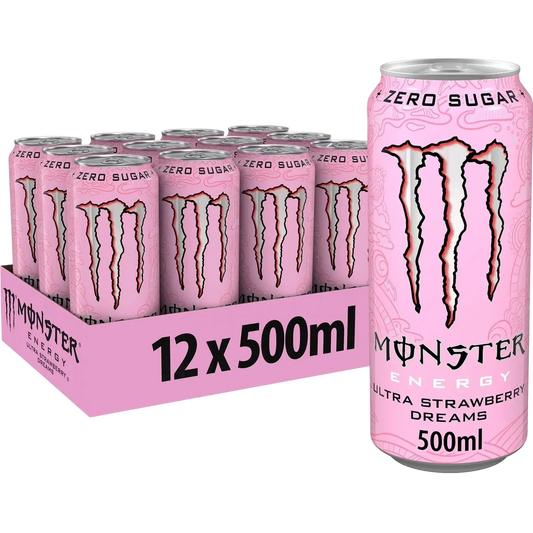 Monster Energy Ultra (Zero Sugar) 12x500ml