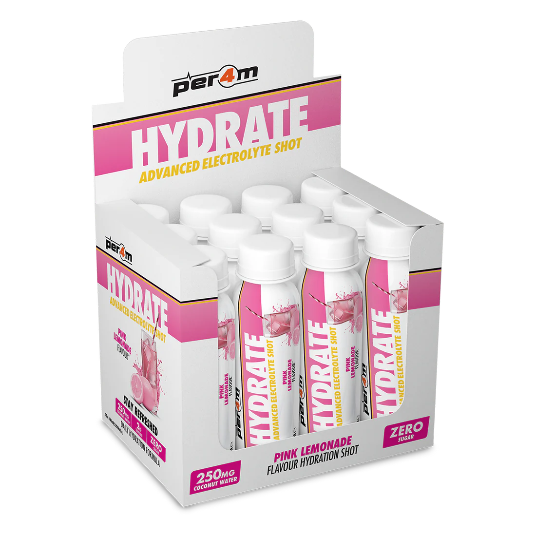 PER4M Hydrate Advanced Electrolyte Shot 12 x 100ml