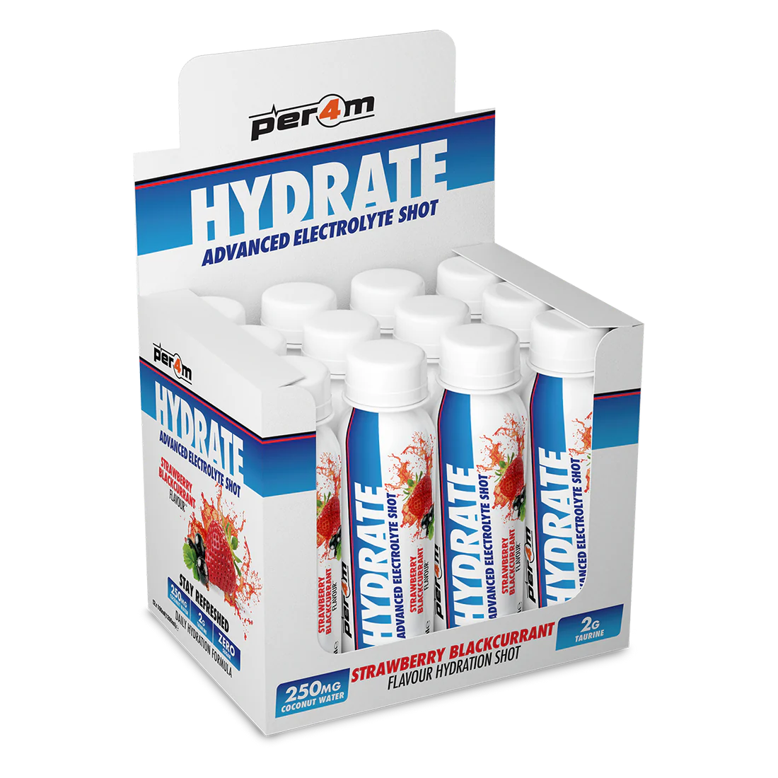 PER4M Hydrate Advanced Electrolyte Shot 12 x 100ml