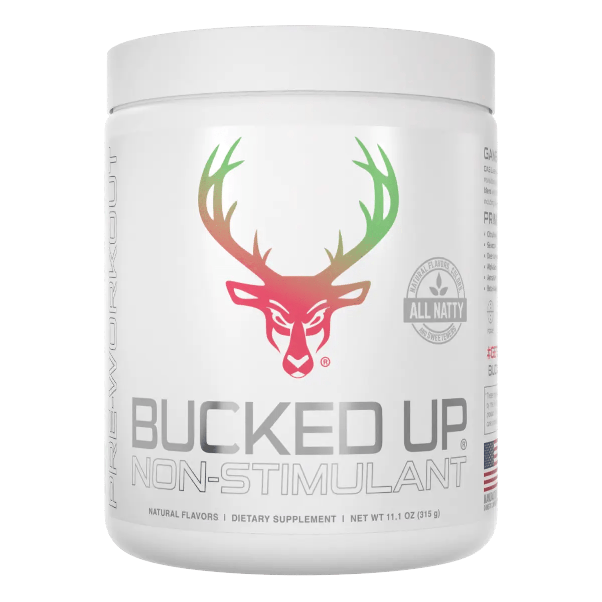 Bucked Up Non-Stimulant Pre Workout 327g