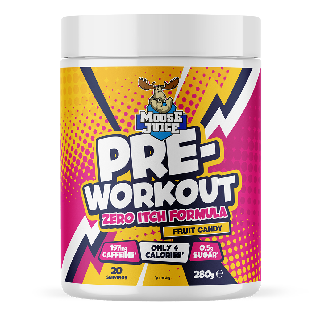 Muscle Moose Pre-Workout Zero Itch Formula 280g