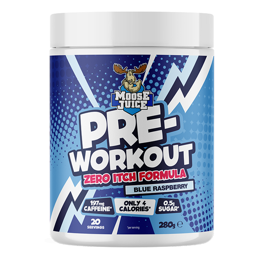 Muscle Moose Pre-Workout Zero Itch Formula 280g