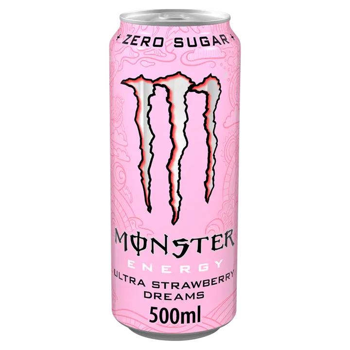 Monster - Monster Energy Ultra (Zero Sugar) 12x500ml - Strawberry - product photo