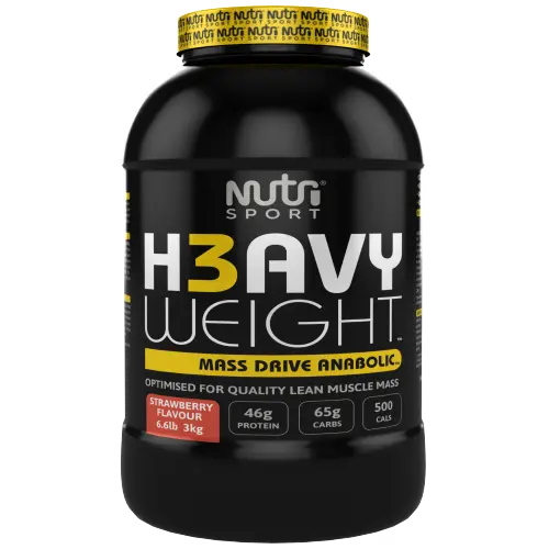 NutriSport - NutriSport H3avyweight Mass Drive Anabolic 3kg - Strawberry - product photo