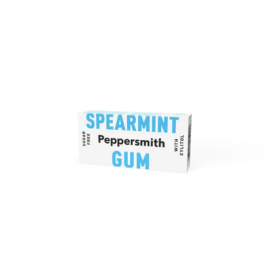 Peppersmith - Peppersmith Chewing Gum 12x15g - Spearmint - product photo
