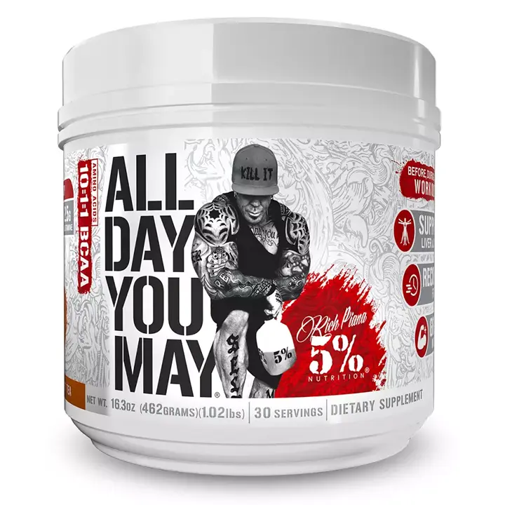 5% Nutrition - 5% Nutrition All Day You May 465g - Blue Raspberry - product photo