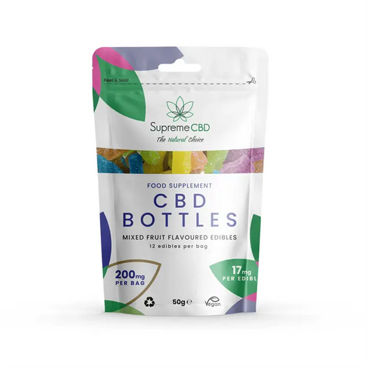 Supreme CBD - Supreme CBD CBD Gummies Grab Bag (200mg) 50g - Bottles/Multi Fruit - product photo