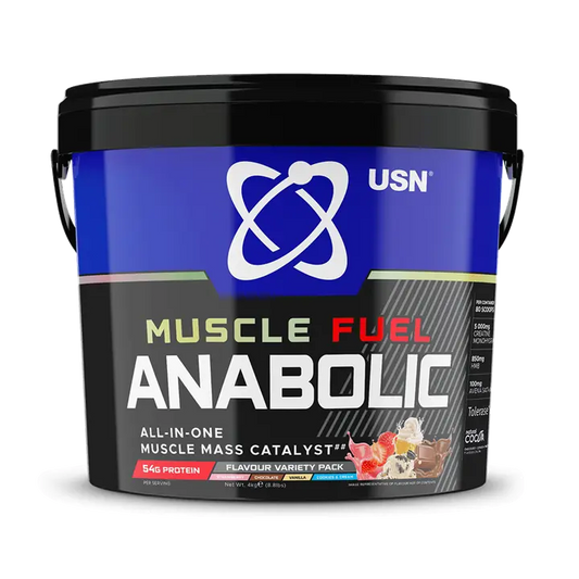 USN - USN Muscle Fuel Anabolic Variety Pack 4kg - Cookies and Cream/Choc/Strawb/Vanilla - product photo