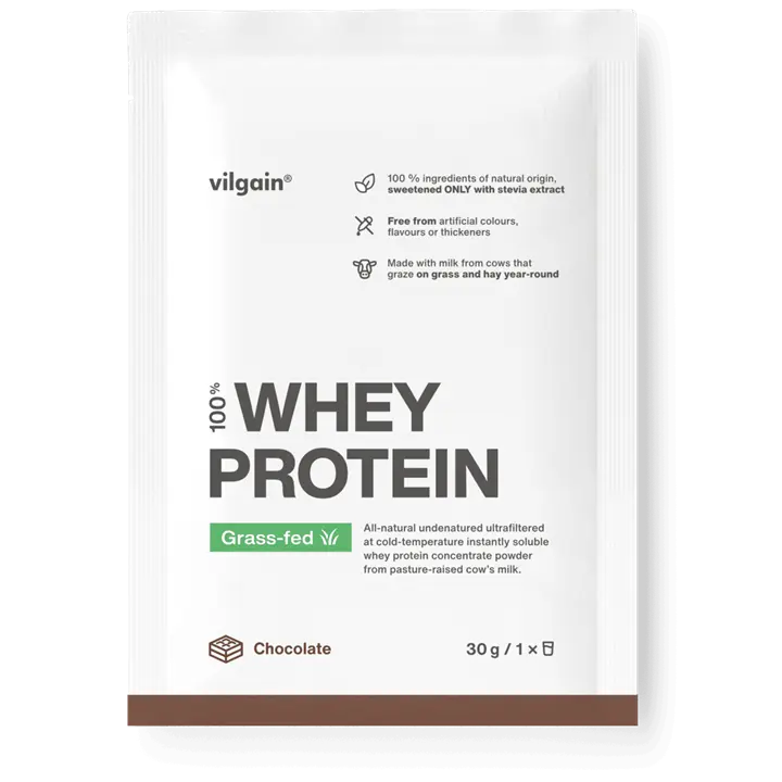 Vilgain - Vilgain Grass-fed Whey Protein - Chocolate / 30g - product photo