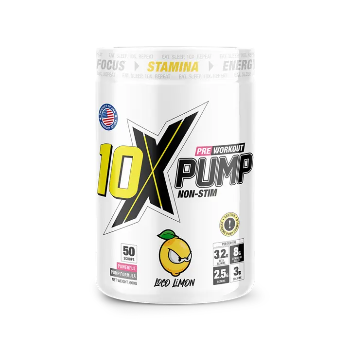 10x Athletic - 10X Athletic PUMP 600g - Loco Limon - product photo