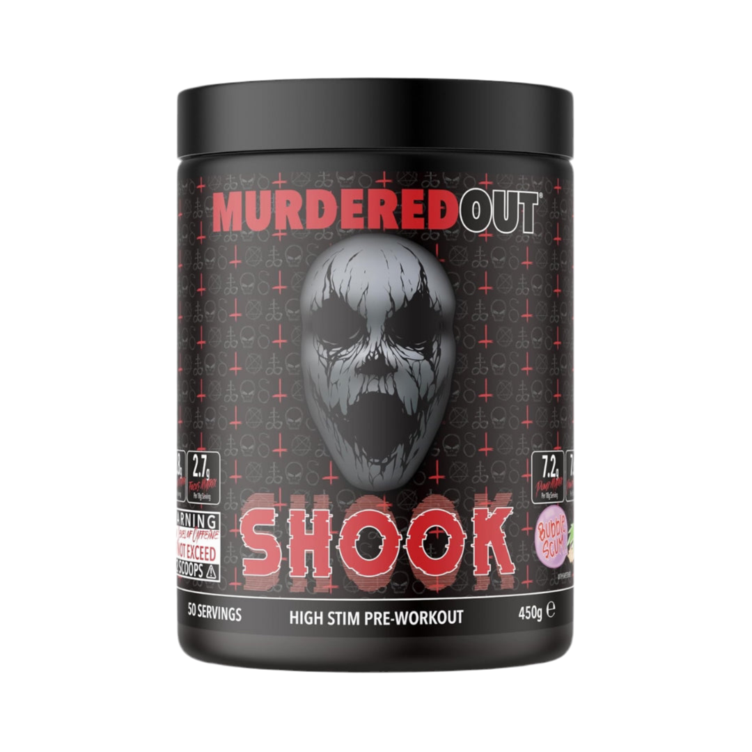 Murdered Out Shook, High Stim Pre Workout 450g