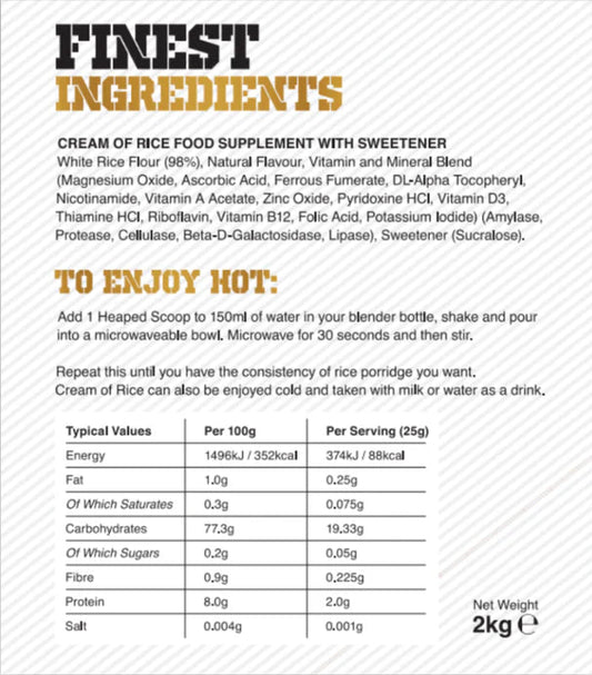 Gas Mark 10 Cream of Rice 2kg