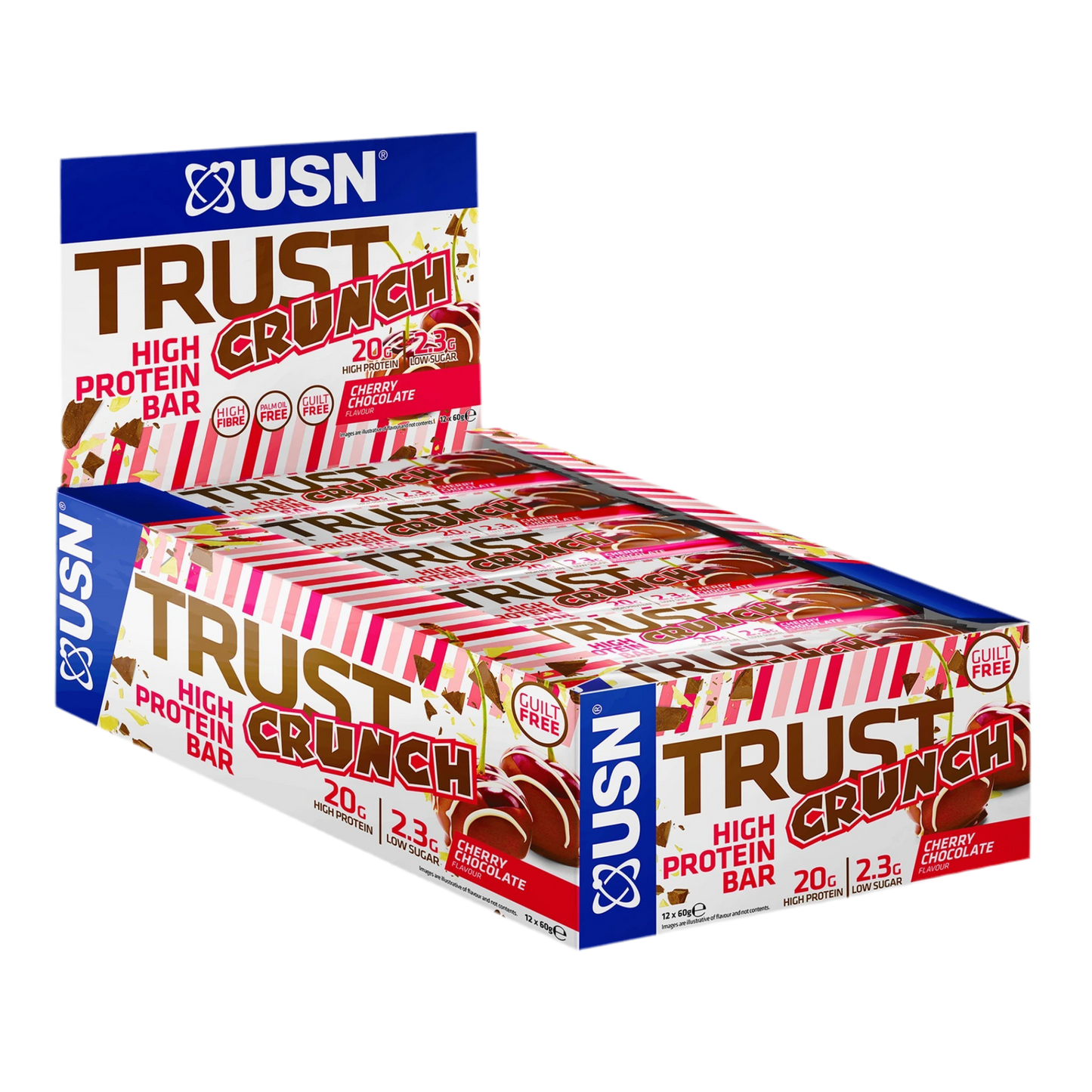 USN Trust Crunch Bars 12x60g