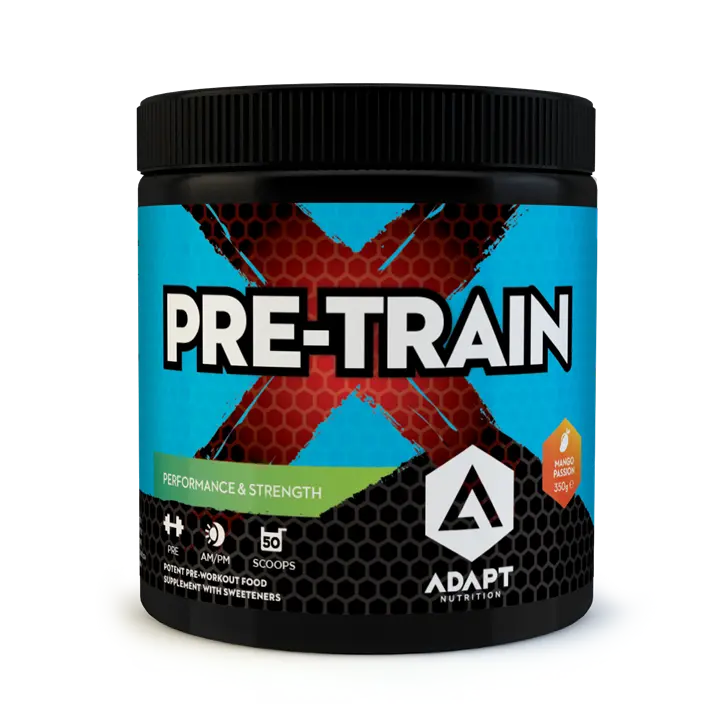 Adapt Nutrition - Adapt Nutrition PreTRAINx 350g - Mango Passion - product photo