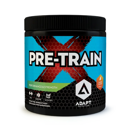 Adapt Nutrition - Adapt Nutrition PreTRAINx 350g - Mango Passion - product photo