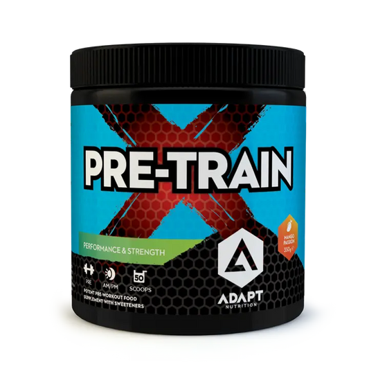 Adapt Nutrition - Adapt Nutrition PreTRAINx 350g - Mango Passion - product photo