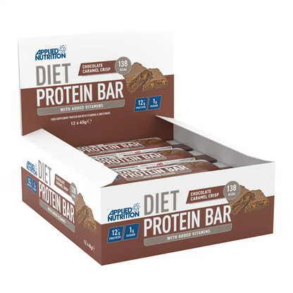 Applied Nutrition - Applied Nutrition Diet Protein Bar 12x45g - Chocolate Caramel Crisp - product photo