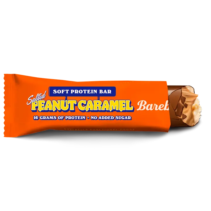 Barebells - Barebells Soft Protein Bar 12x55g - Salted Peanut Caramel - product photo