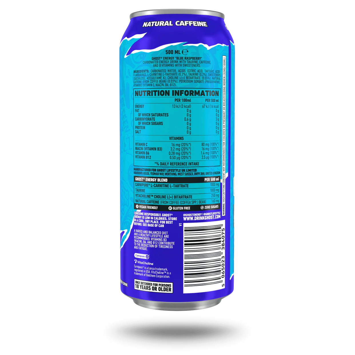 Ghost Energy 12x500ml MC SUPPLEMENTS