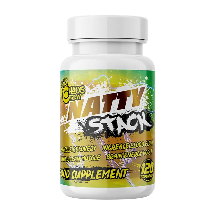 Chaos Crew Nattystack 120 Caps Sports Supplement product photo