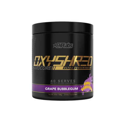 EHP Labs - EHP Labs Oxyshred Hardcore 275g - Grape Bubblegum - product photo