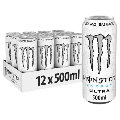 Monster Energy Ultra (Zero Sugar) 12x500ml MC SUPPLEMENTS