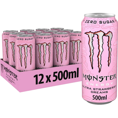 Monster Energy Ultra (Zero Sugar) 12x500ml MC SUPPLEMENTS