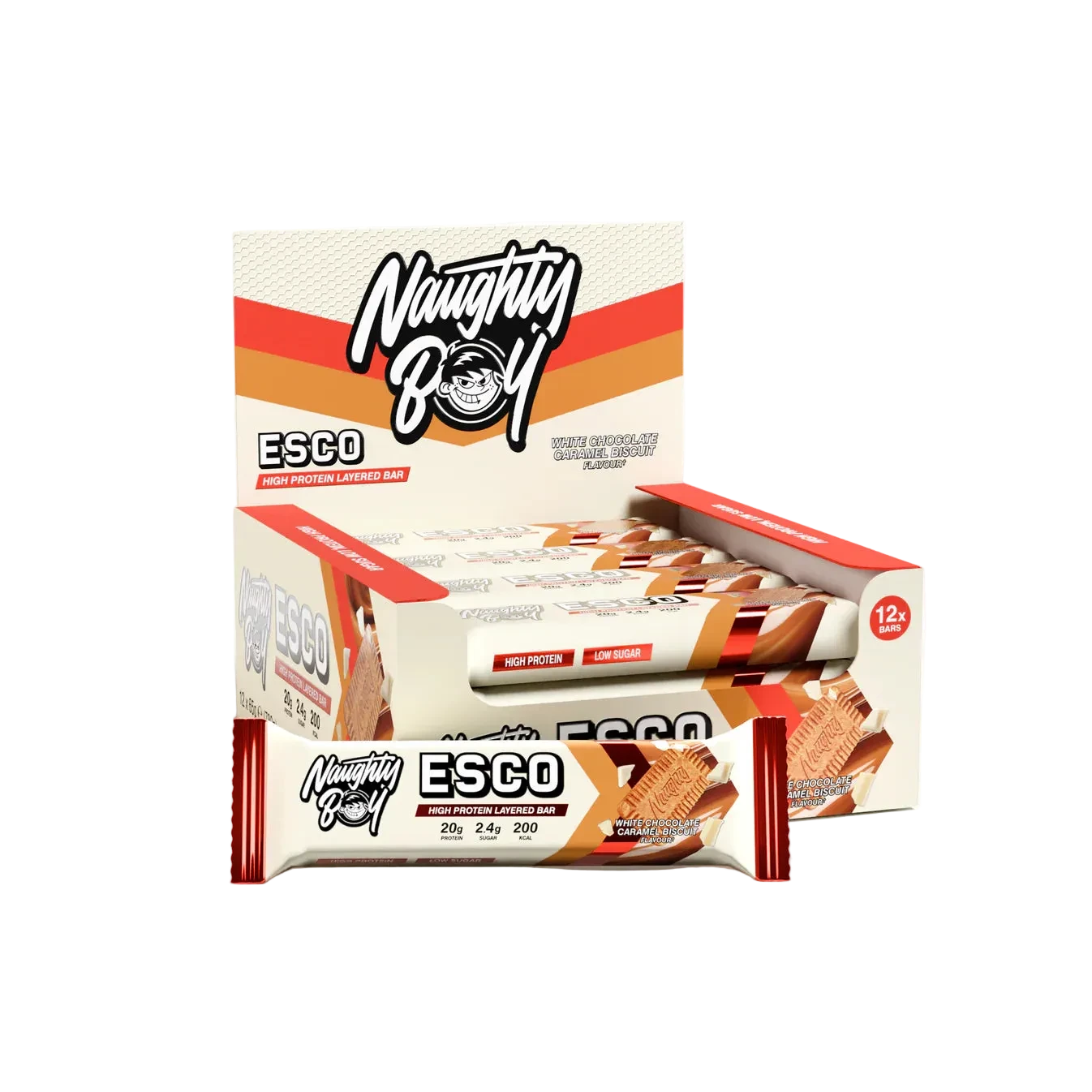 Naughty Boy Esco Bar 12x65g MC SUPPLEMENTS
