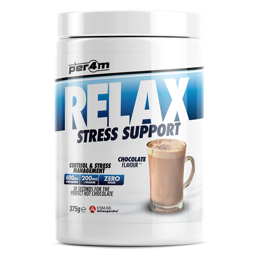 PER4M Relax Stress Support Hot Chocolate 375g
