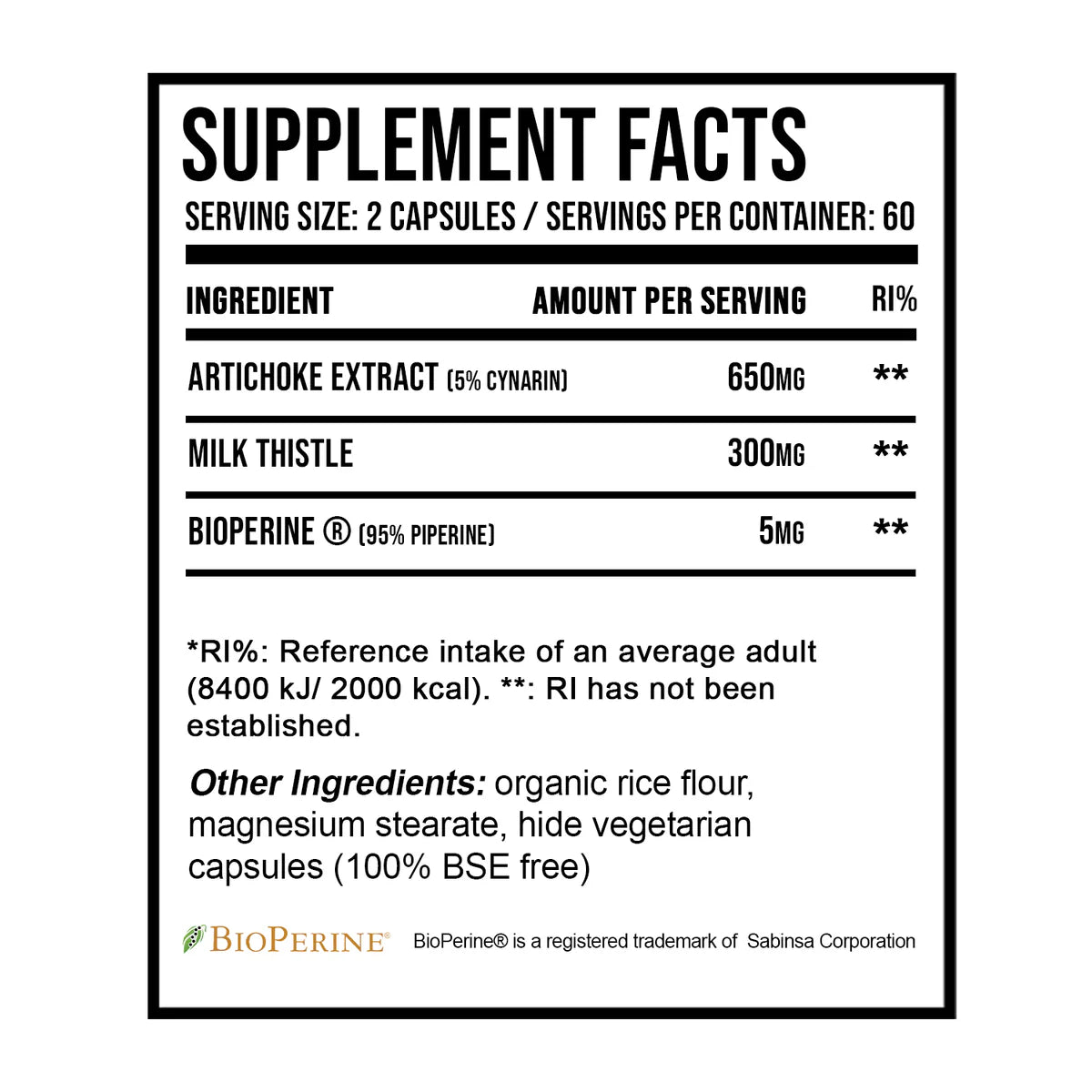 DNA Sports Artichoke Complex (120 Caps)