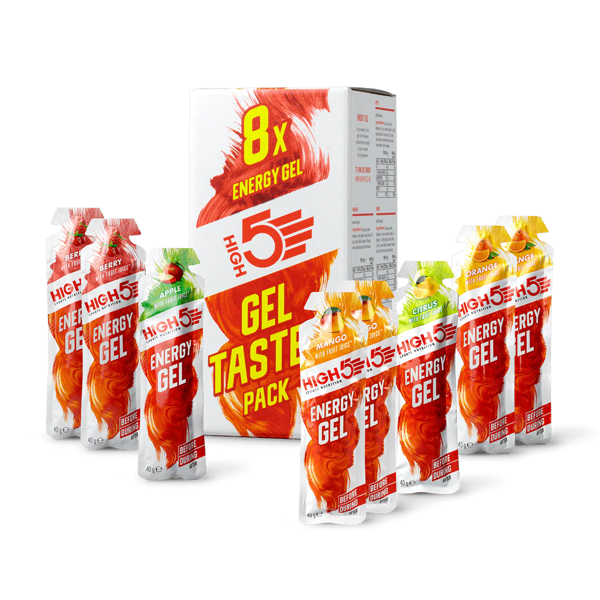 High5 Gel Taster Pack 8x40g