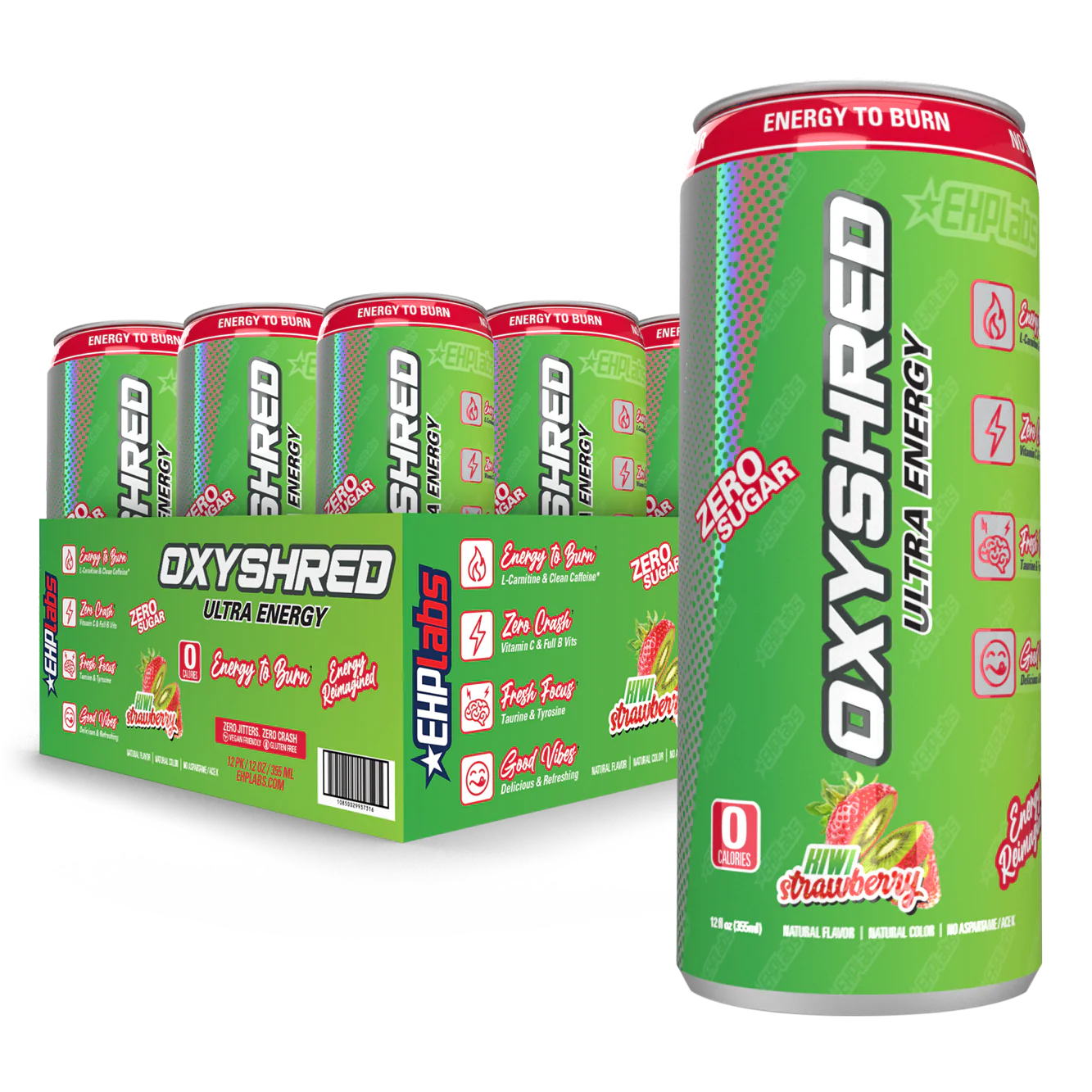EHP Labs Oxyshred Ultra Energy Drink 12x355ml