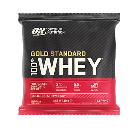 Gold Standard 100% Whey Protein Powder Sachets - 24x31g