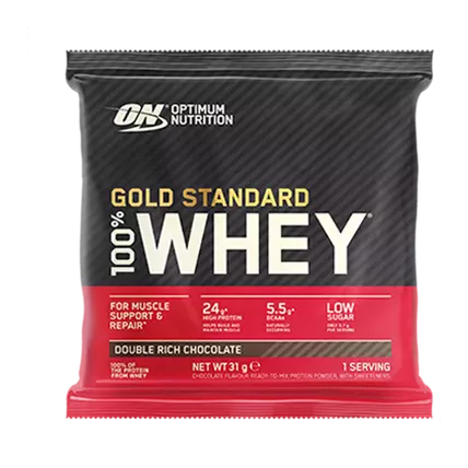 Gold Standard 100% Whey Protein Powder Sachets - 24x31g