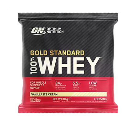 Gold Standard 100% Whey Protein Powder Sachets - 24x31g