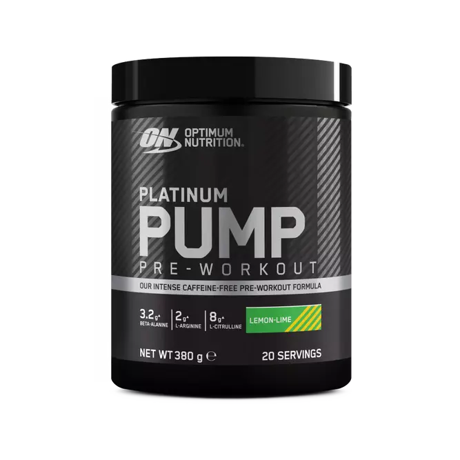 Optimum Nutrition Platinum Pump Pre-Workout Caffeine Free - 380g