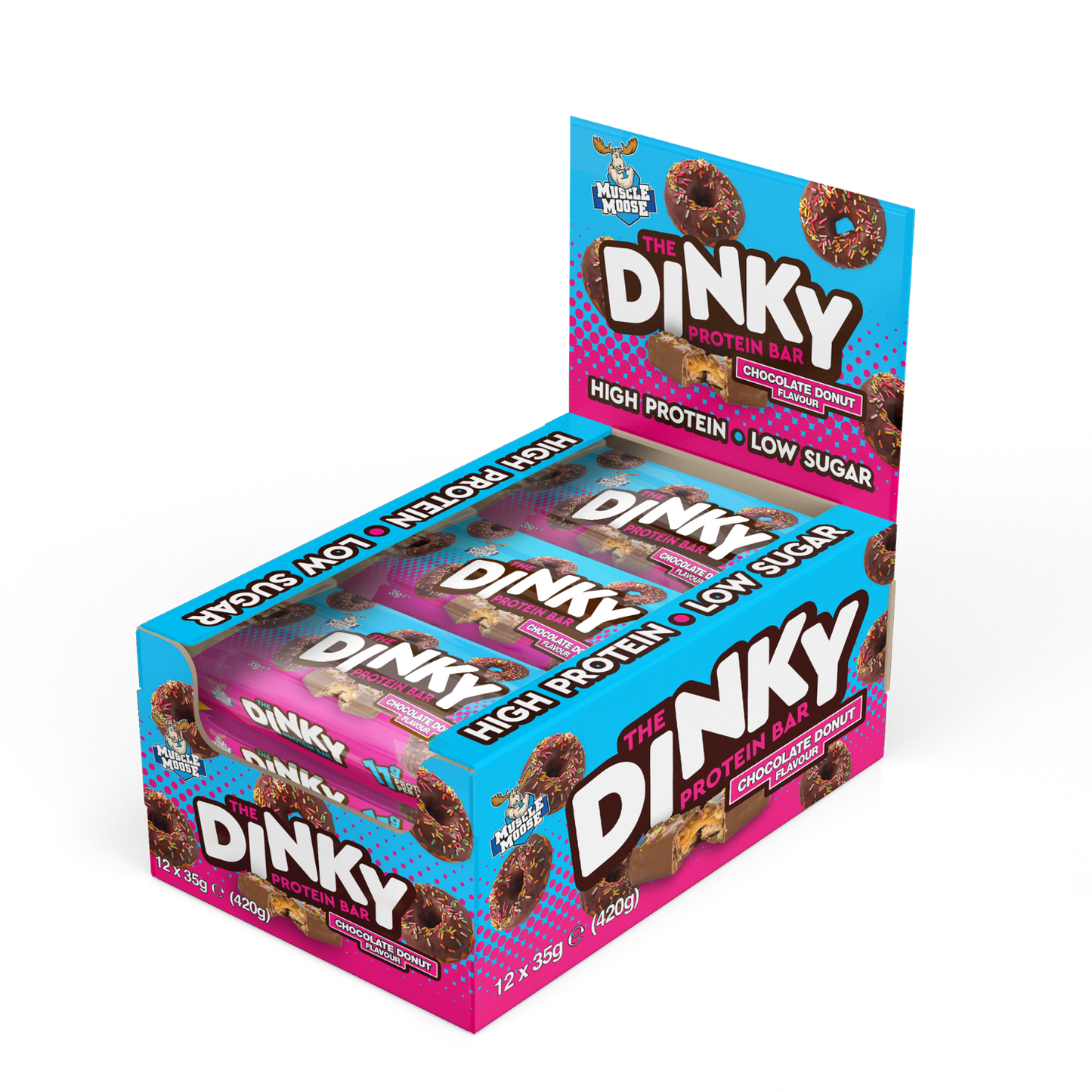 Muscle Moose Dinky Protein Bar 12x35g