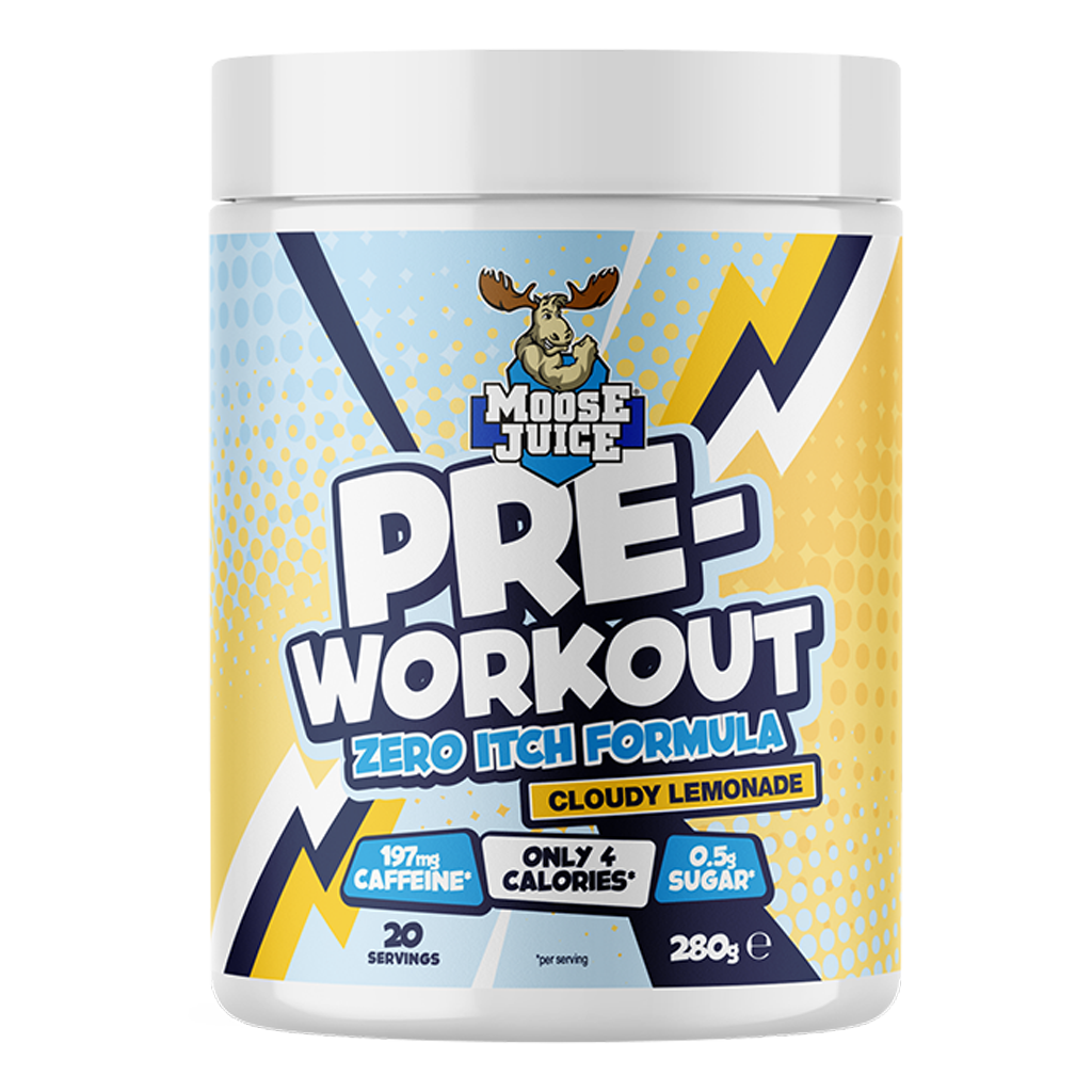 Muscle Moose Pre-Workout Zero Itch Formula 280g