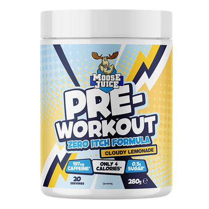 Muscle Moose Pre-Workout Zero Itch Formula 280g