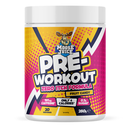Muscle Moose Pre-Workout Zero Itch Formula 280g