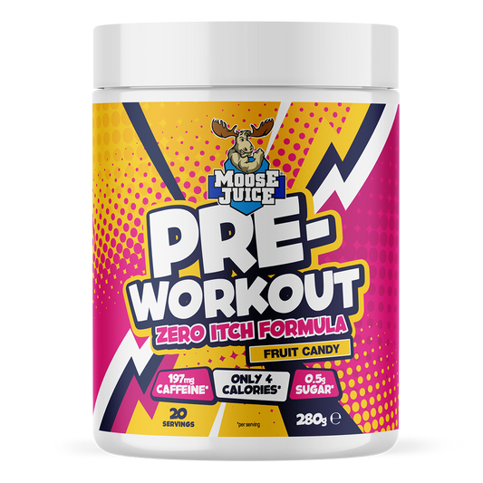 Muscle Moose Pre-Workout Zero Itch Formula 280g