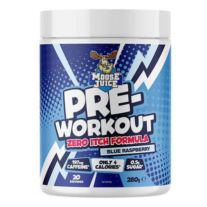 Muscle Moose Pre-Workout Zero Itch Formula 280g