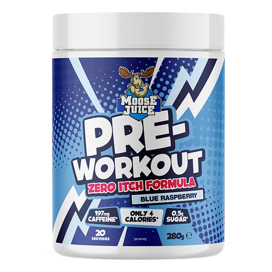Muscle Moose Pre-Workout Zero Itch Formula 280g